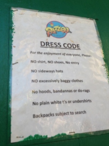 Bar entrance rules